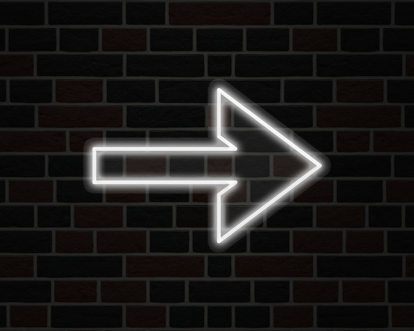 Right Arrow Neon Sign
