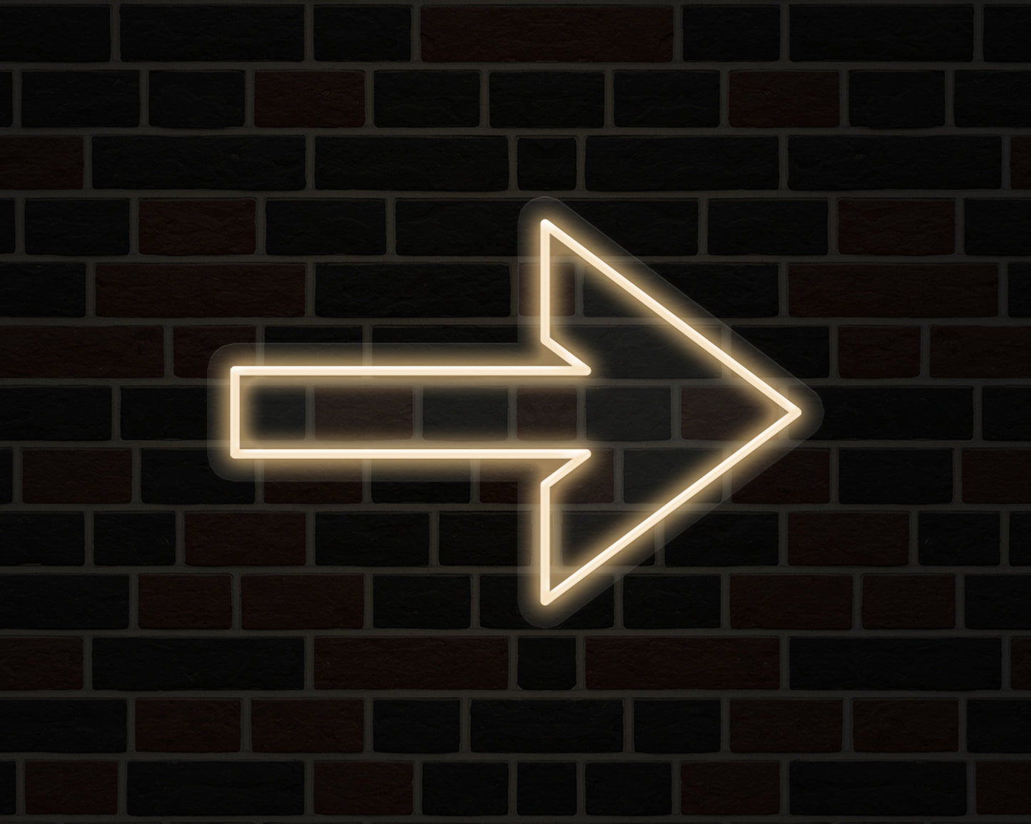 Right Arrow Neon Sign