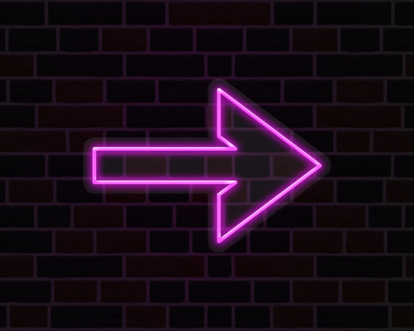 Right Arrow Neon Sign