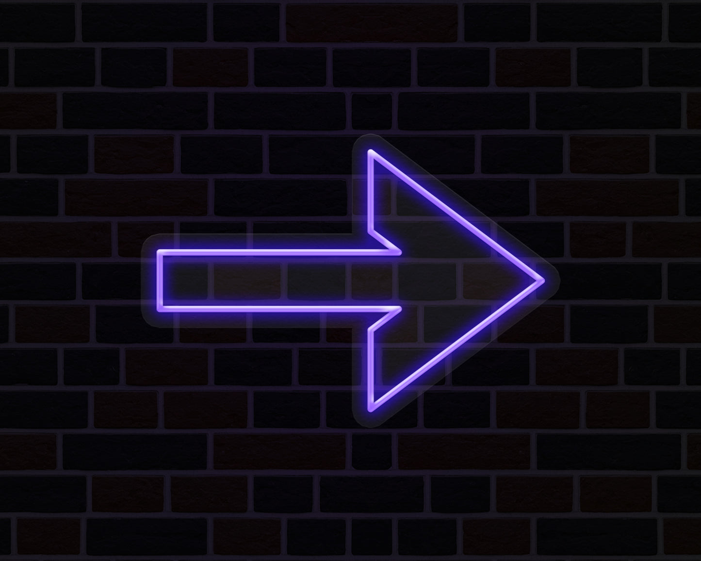 Right Arrow Neon Sign