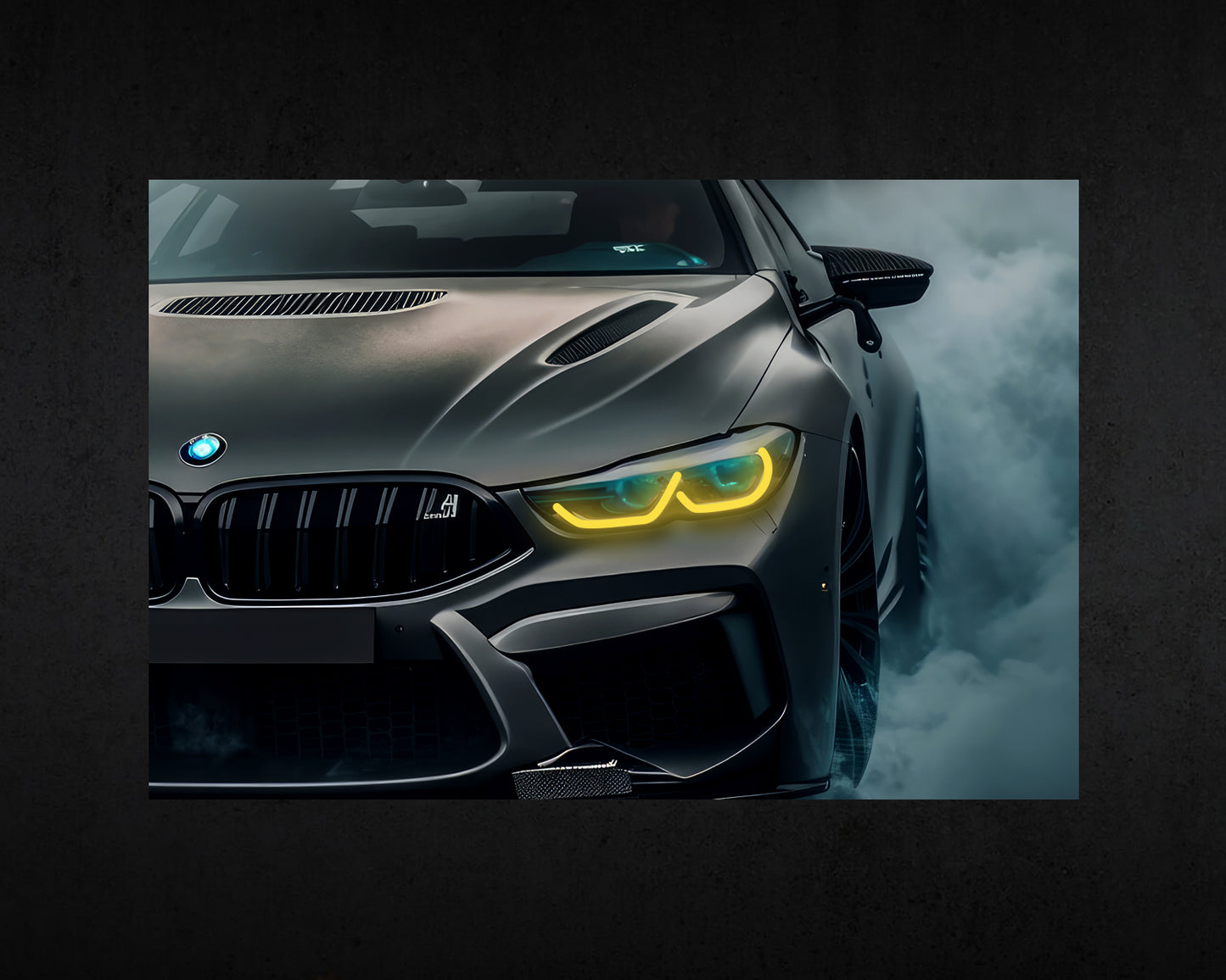 BMW M4 Front Car Neon Sign