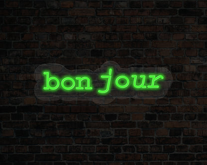 Bon Jour Neon Sign