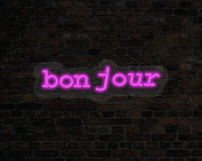 Bon Jour Neon Sign