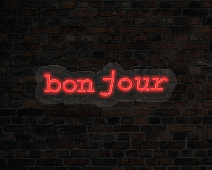 Bon Jour Neon Sign