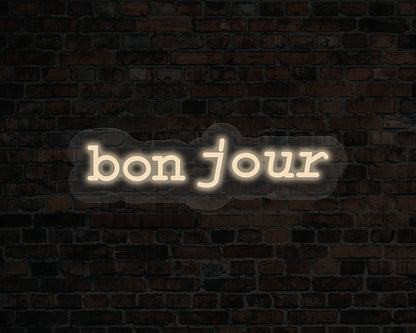Bon Jour Neon Sign