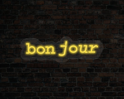 Bon Jour Neon Sign