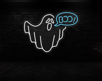 Boo Neon Sign