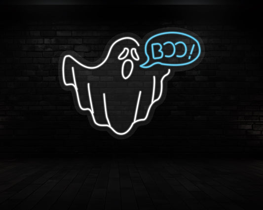 Boo Neon Sign