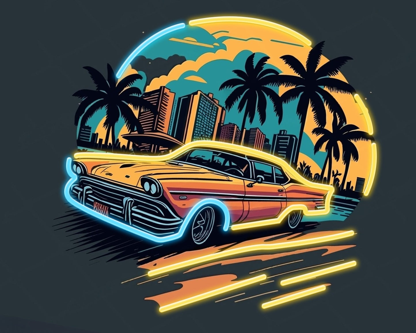 Car Neon Sign