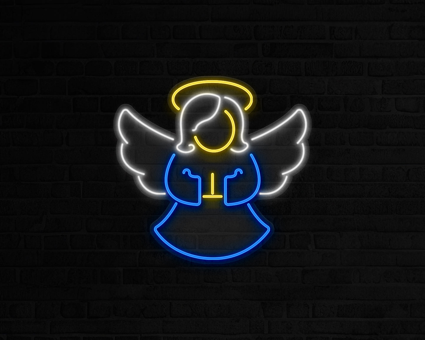 Christmas Angel Neon Sign
