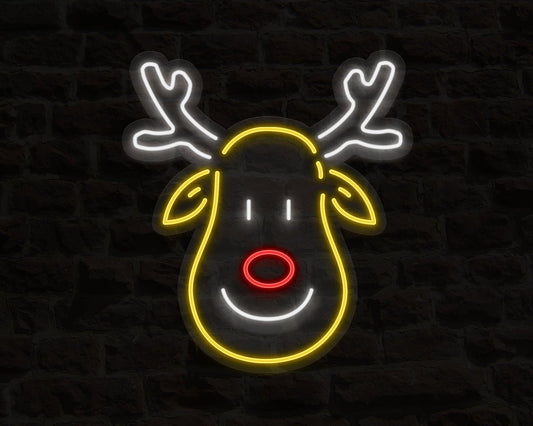 Christmas Deer Neon Sign