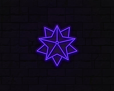 Christmas Star Neon Sign