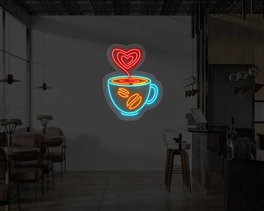 Coffee Cup Neon Sign