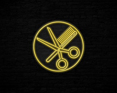 Combs and Clippers Neon Sign