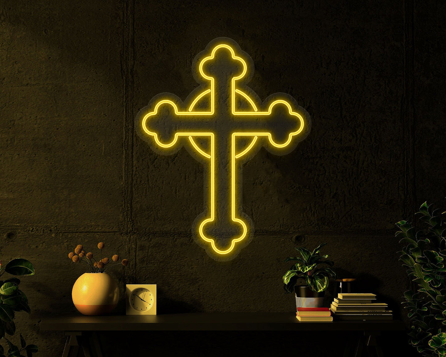 Cross Neon Sign