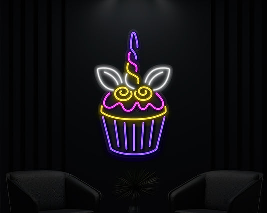 Cup Cake Neon Sign