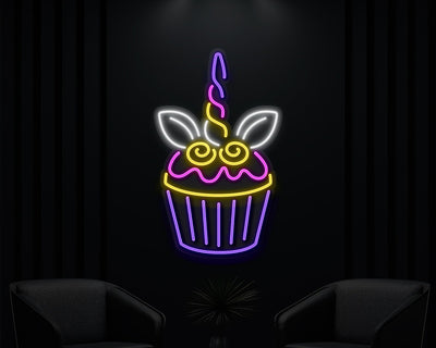 Cup Cake Neon Sign
