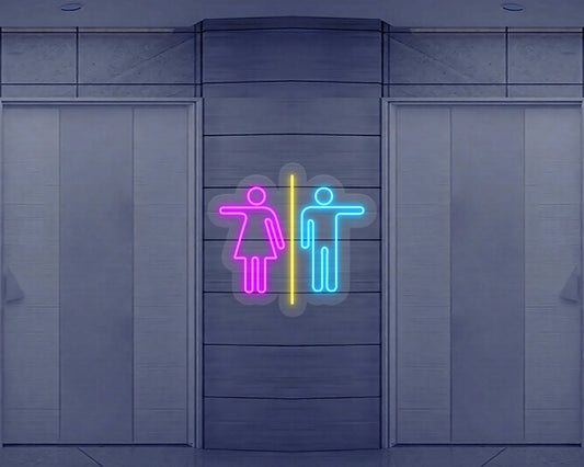 Decor Restroom Neon Sign