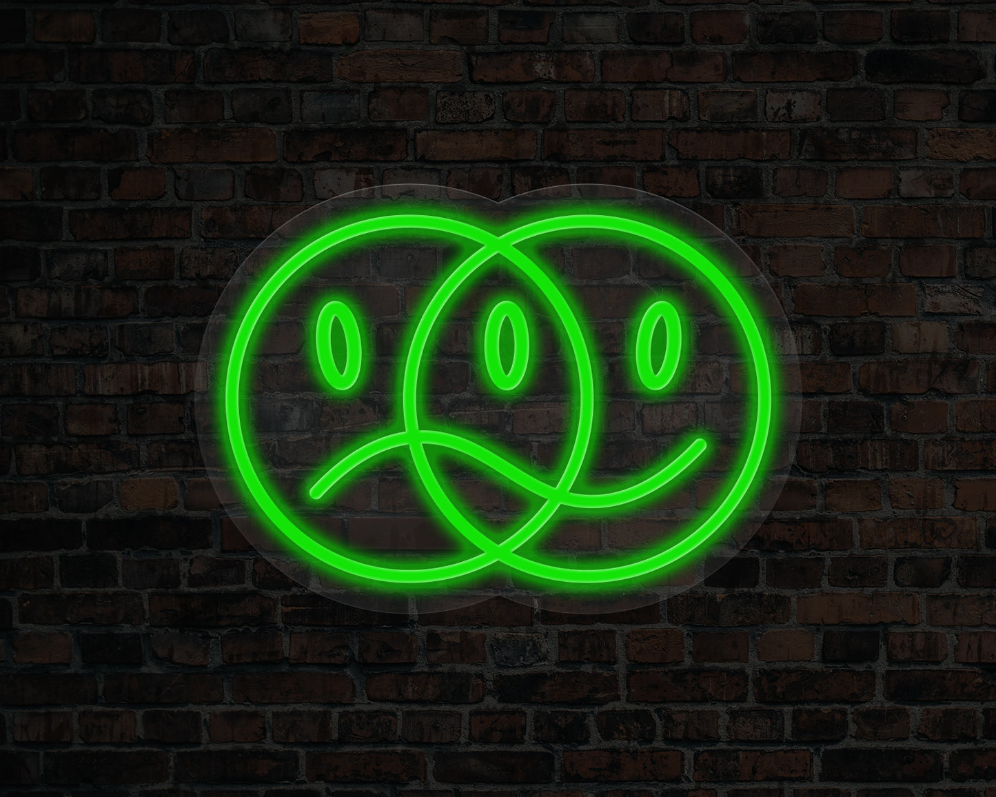 Double Face Neon Sign