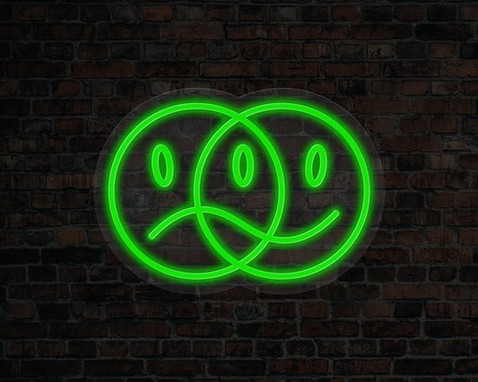 Double Face Neon Sign