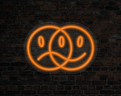Double Face Neon Sign