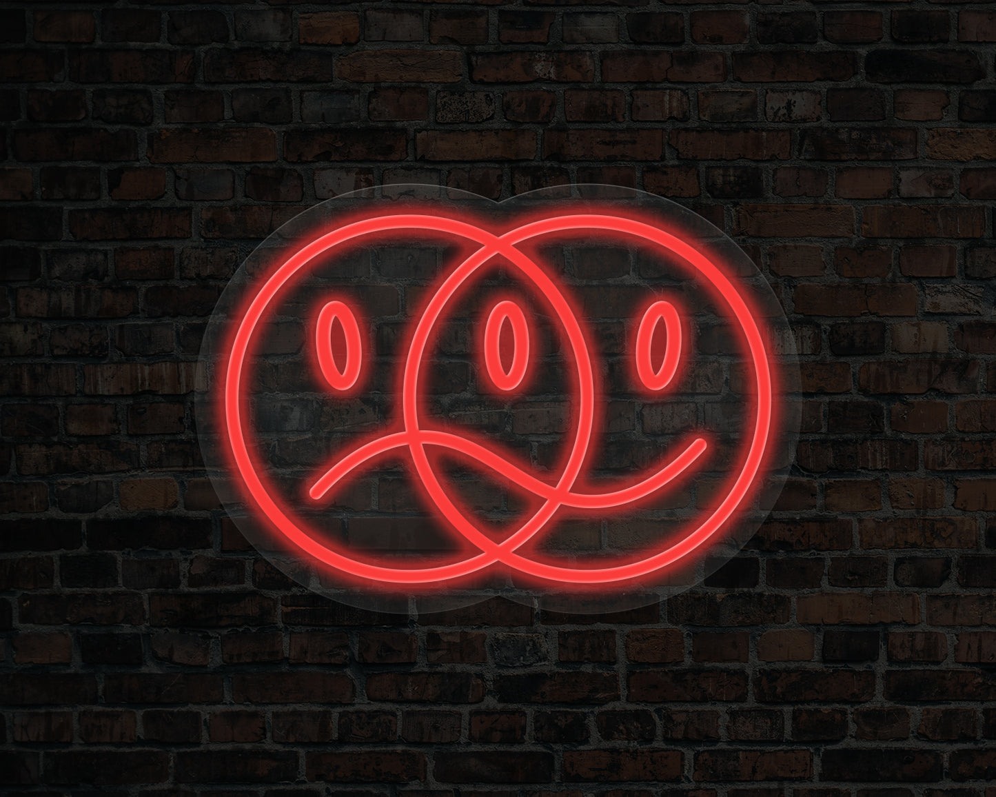 Double Face Neon Sign