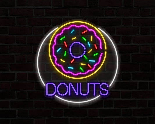 Doughnut Neon Sign