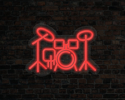 Drums Neon Sign