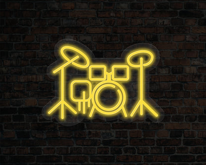 Drums Neon Sign