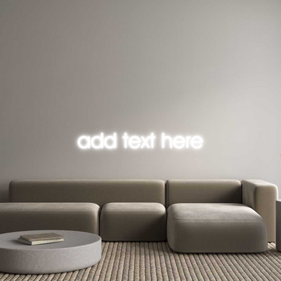 Custom Name Neon Sign add text here