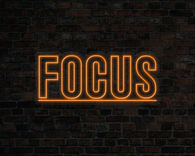 Focus Neon Sign
