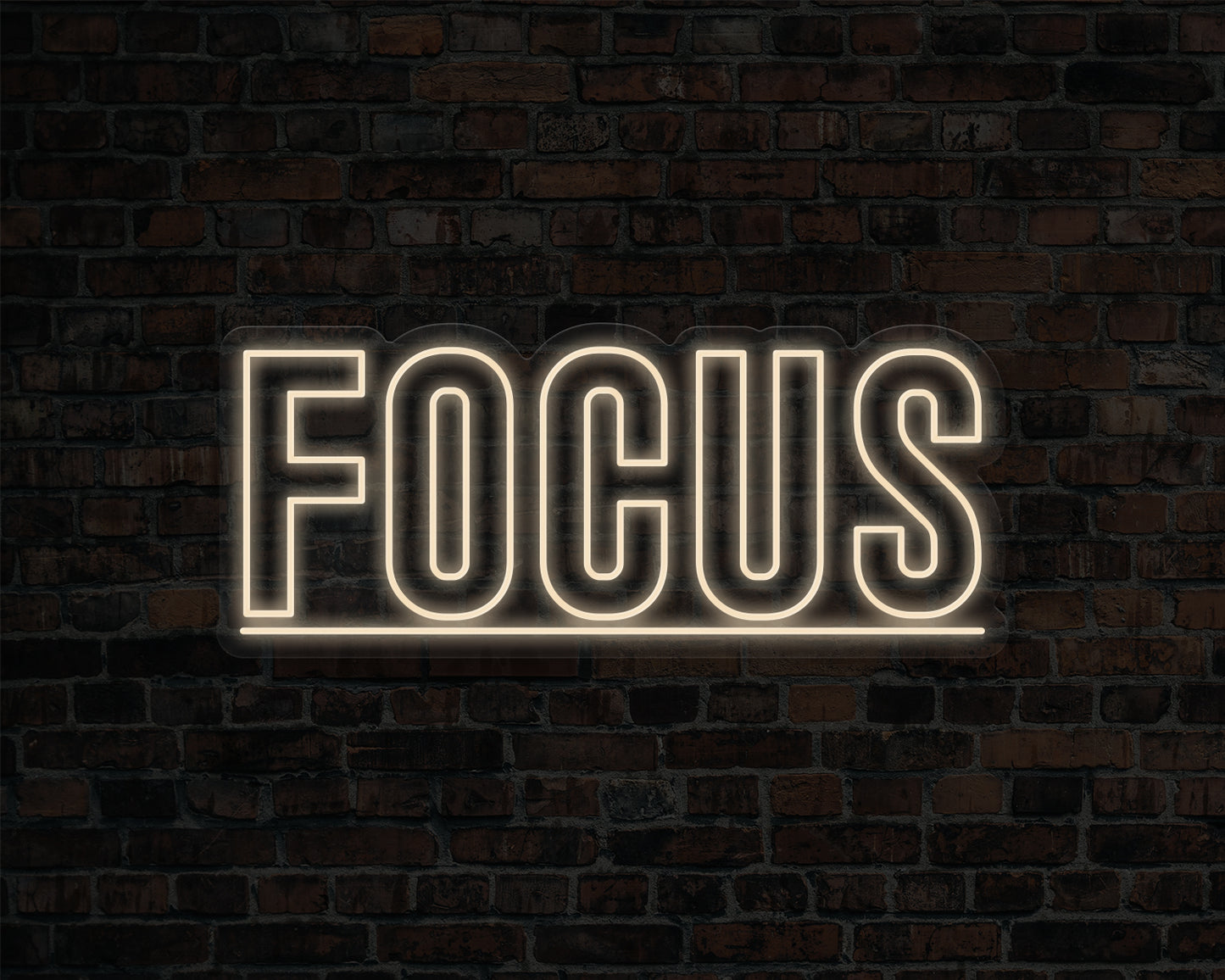 Focus Neon Sign