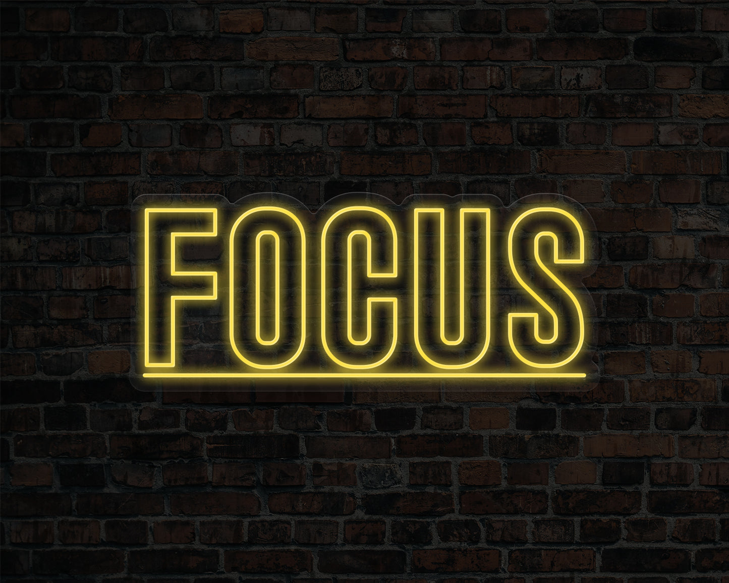 Focus Neon Sign