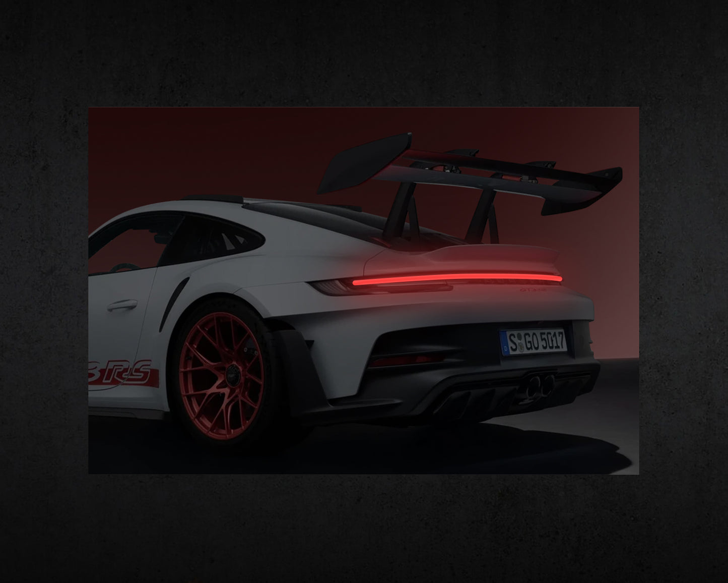 GT3 RS Car Neon Sign