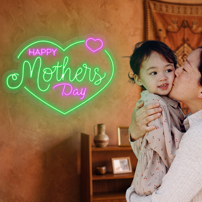 Happy Mothers Day Neon Sign