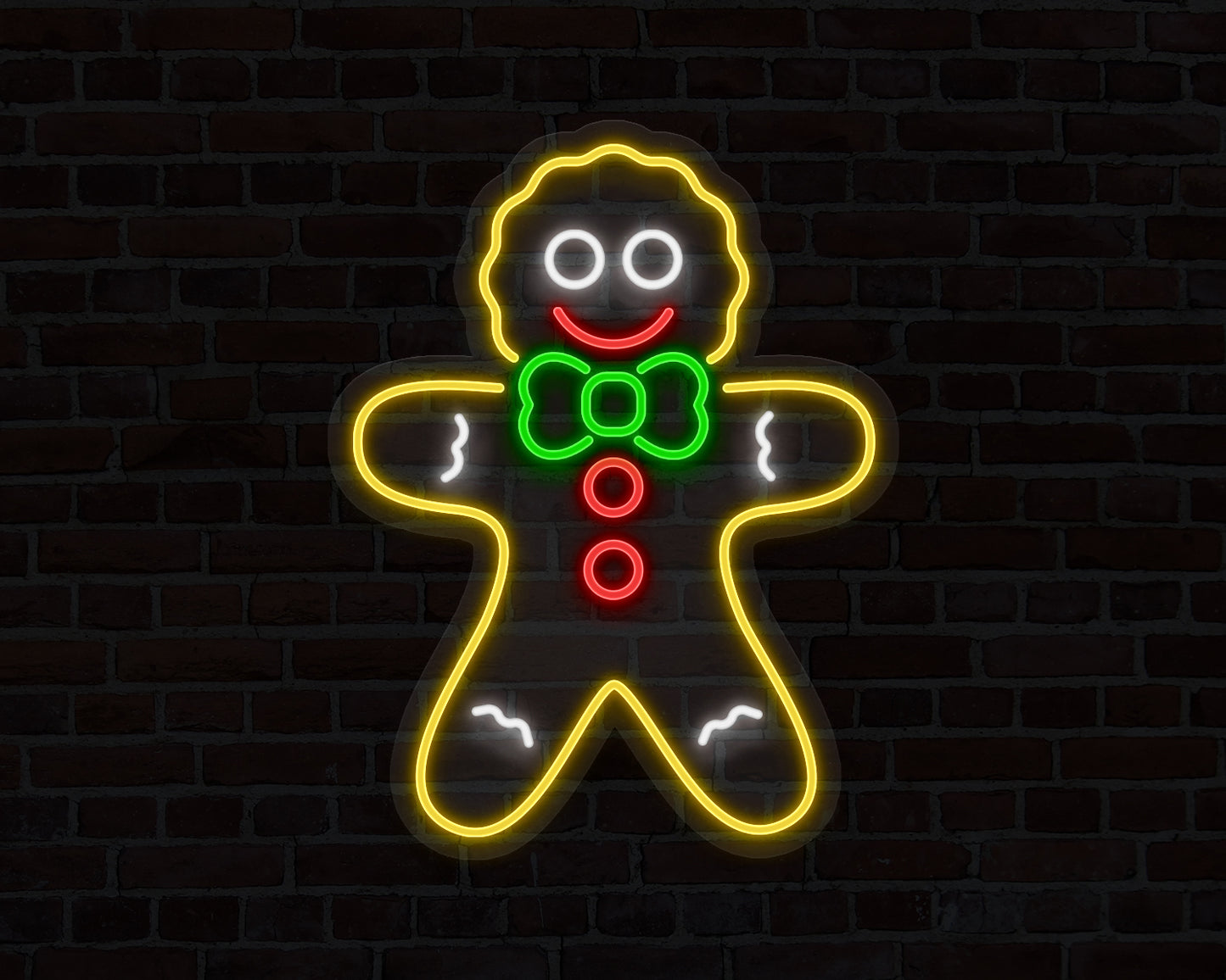 Gingerbread Man Neon Sign