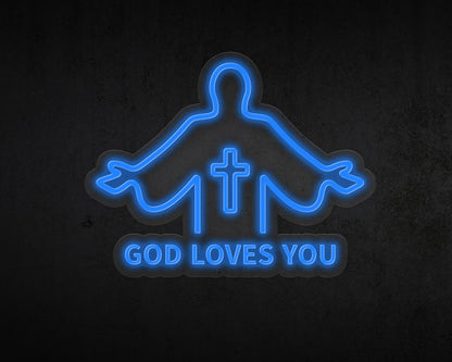 God Loves You Neon Sign