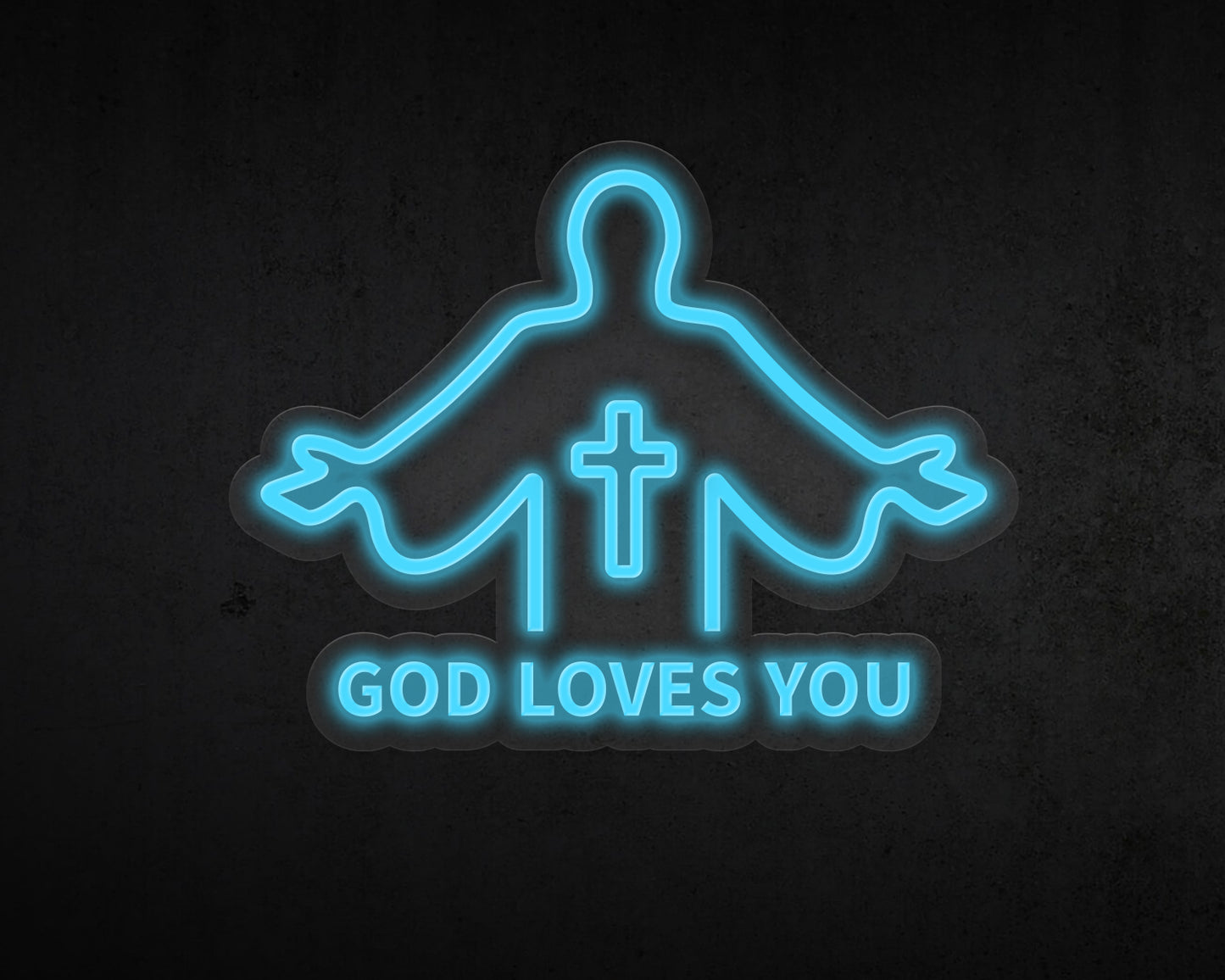God Loves You Neon Sign
