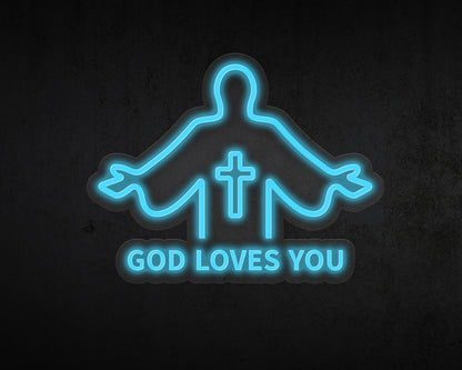 God Loves You Neon Sign