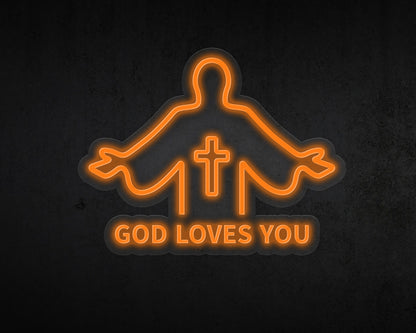 God Loves You Neon Sign
