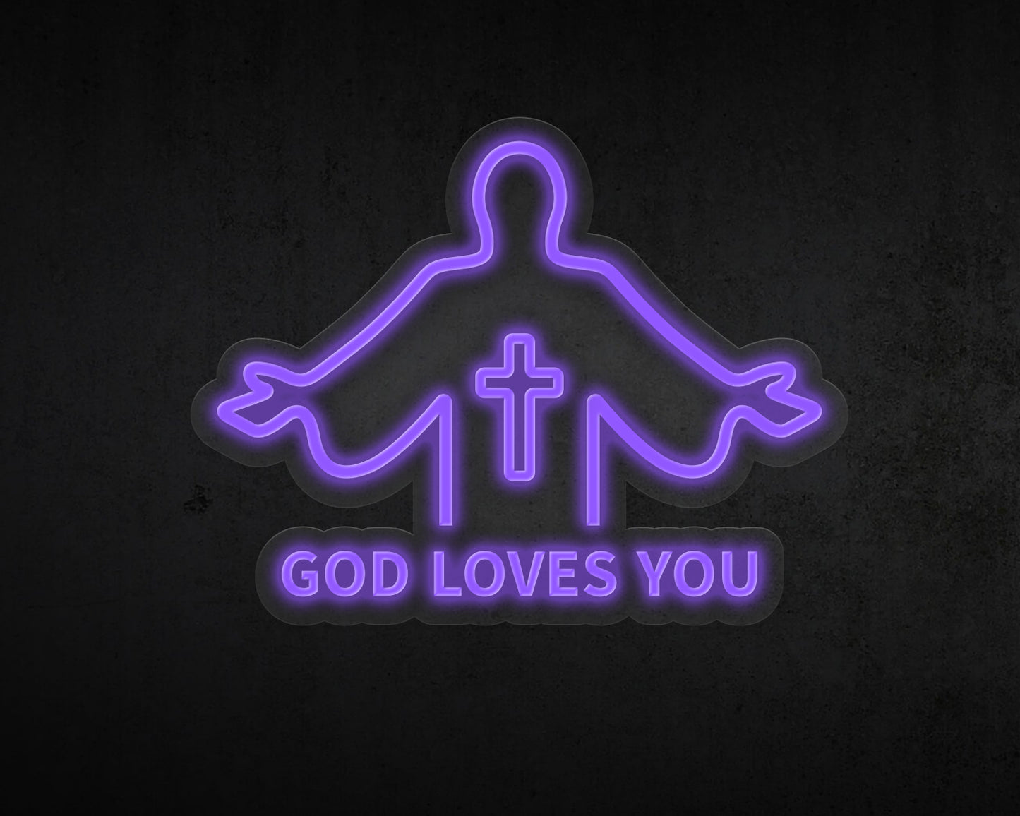 God Loves You Neon Sign