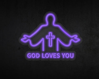 God Loves You Neon Sign