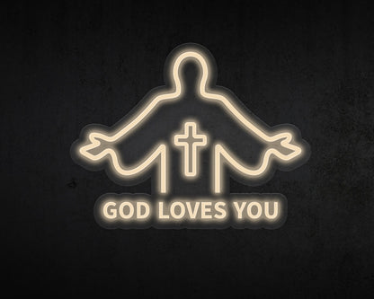God Loves You Neon Sign