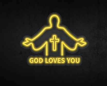 God Loves You Neon Sign
