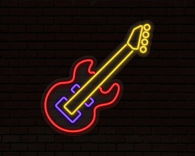 Guitar Neon Sign