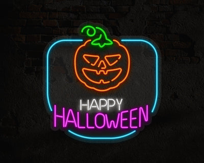 Happy Halloween Neon Sign