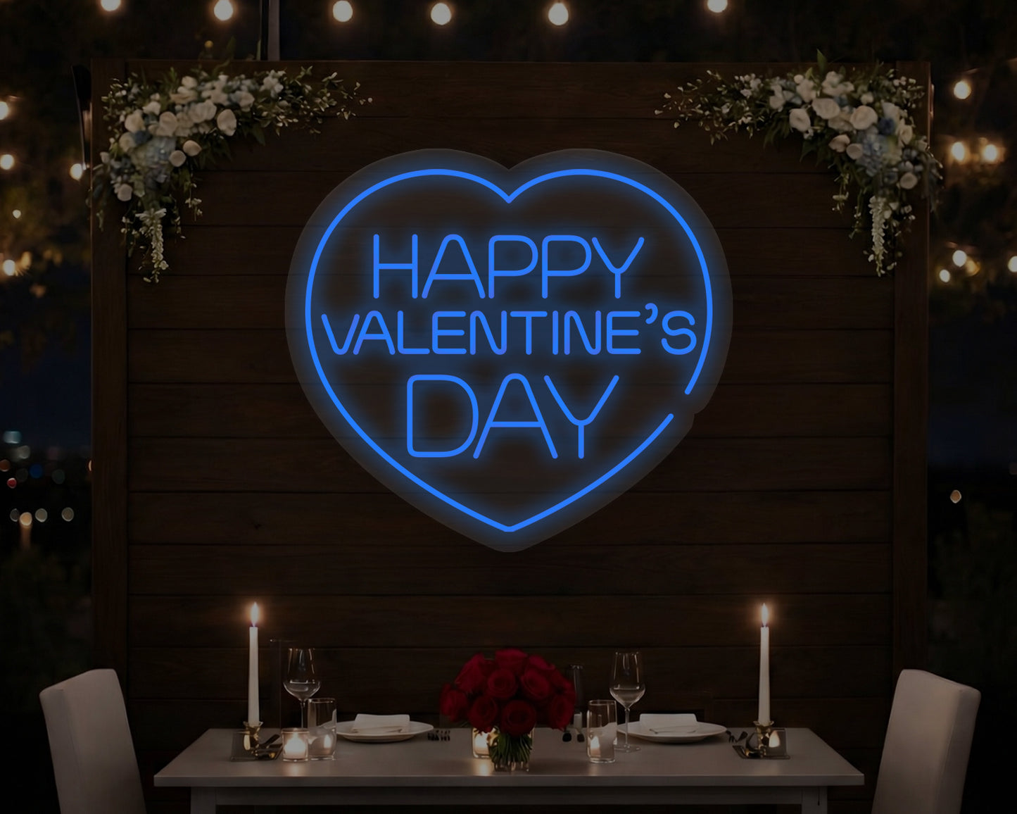 Happy Valentine's Day Neon Sign