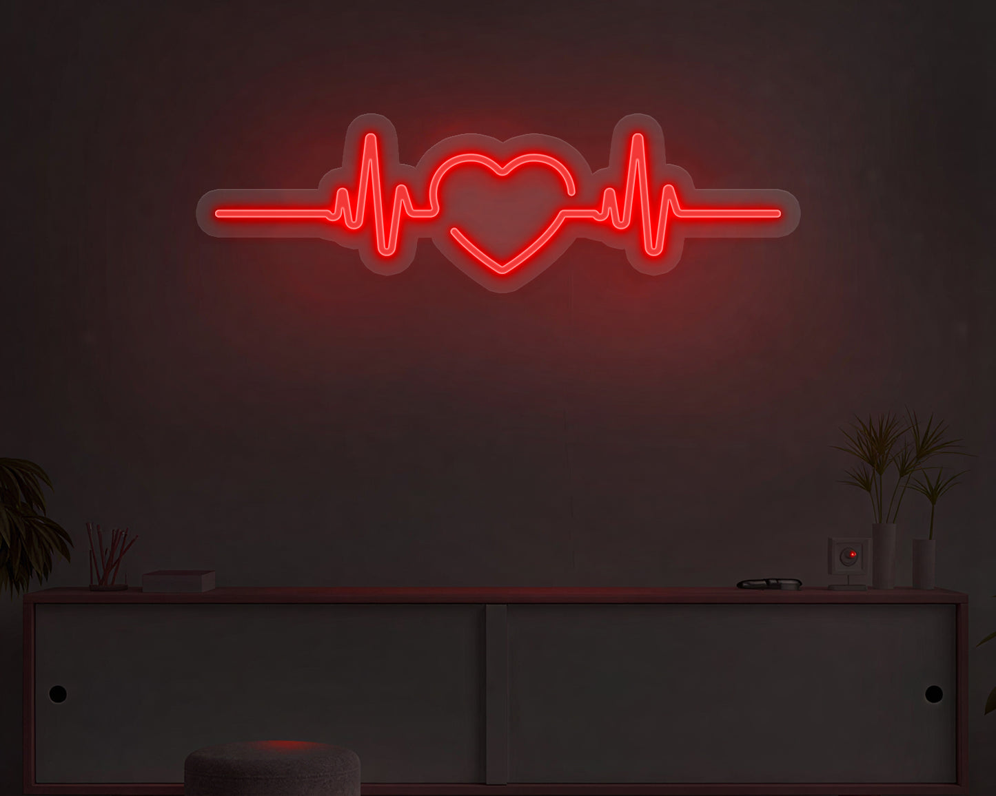 Heartbeat Neon Sign