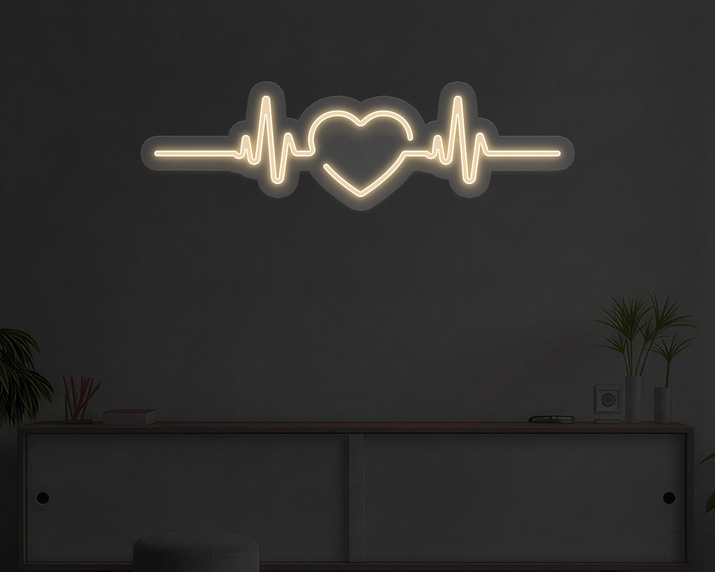 Heartbeat Neon Sign