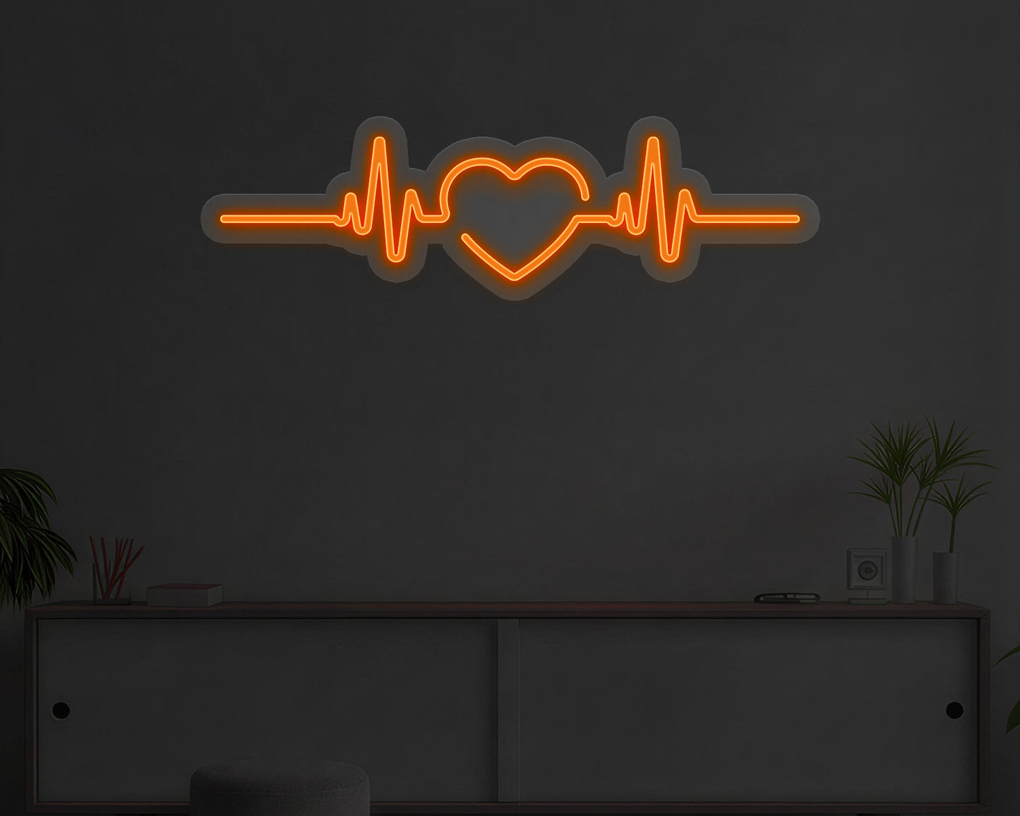 Heartbeat Neon Sign